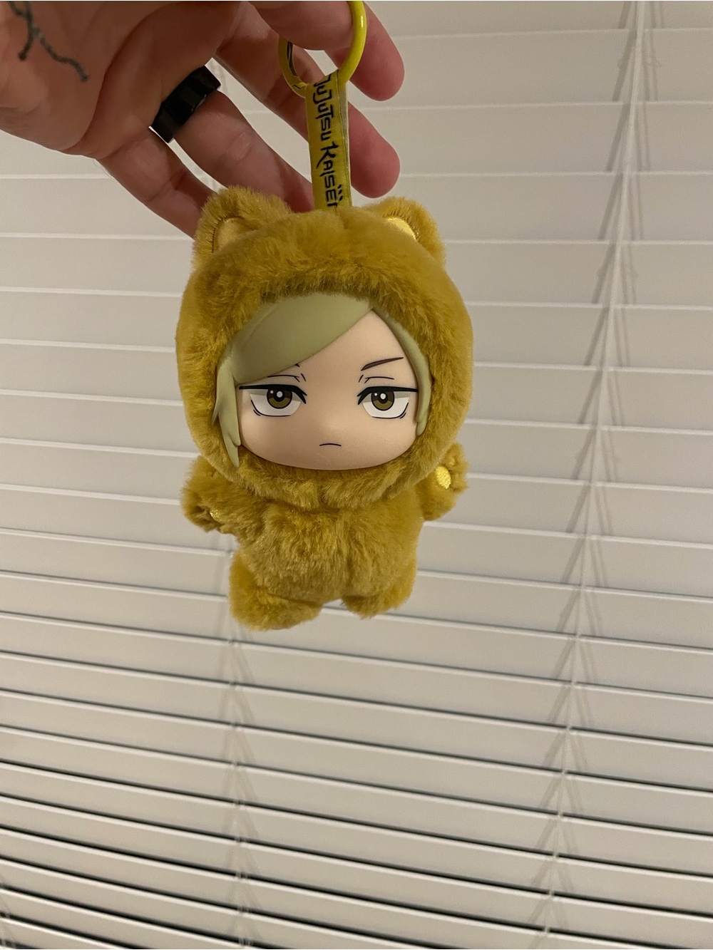 Jujutsu kaisen mystery box Yellow Plush Keychain Doll